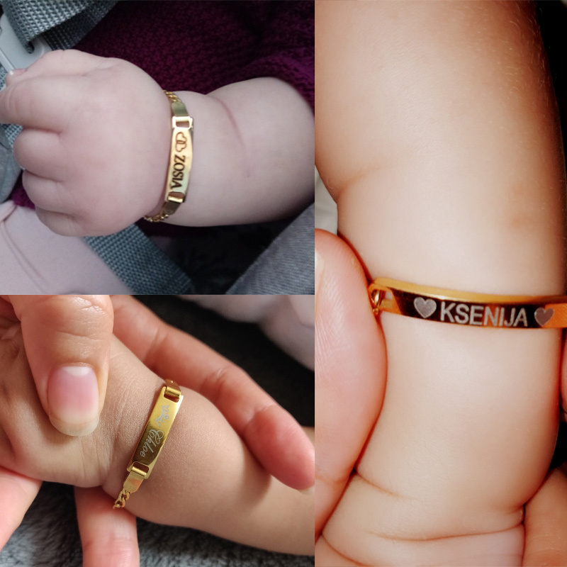 Coordinates Bracelet - Vnox Tùy Chỉnh Cho Bé, Vòng