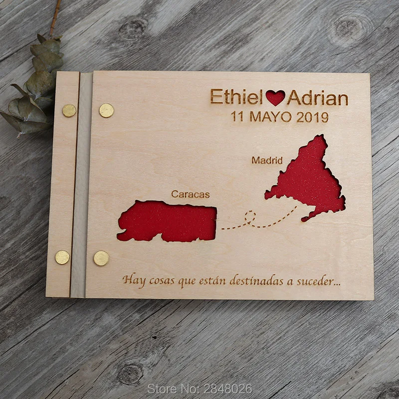 Map engraved wedding guestbook - đánh giá và giá Custom Star Map