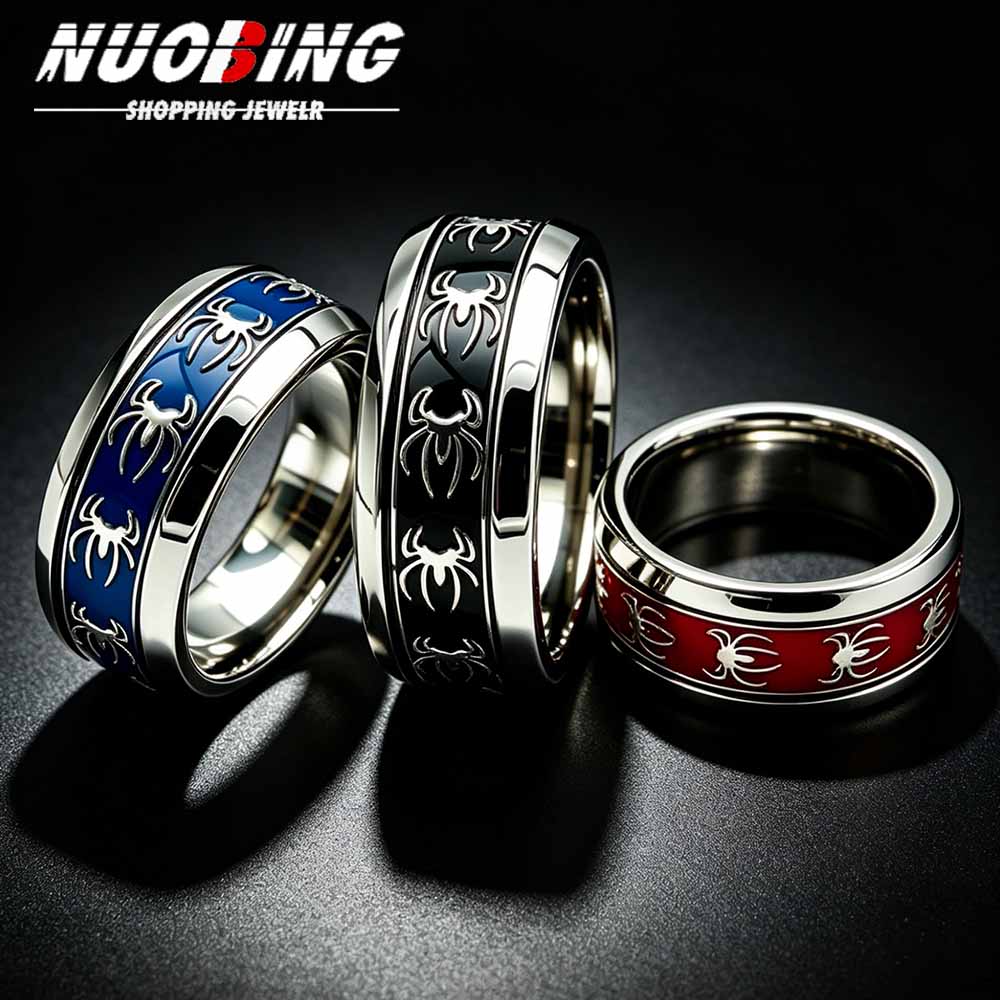 New Vintage Punk Spider Ring 3 - đánh giá và giá Initial Ring Custom