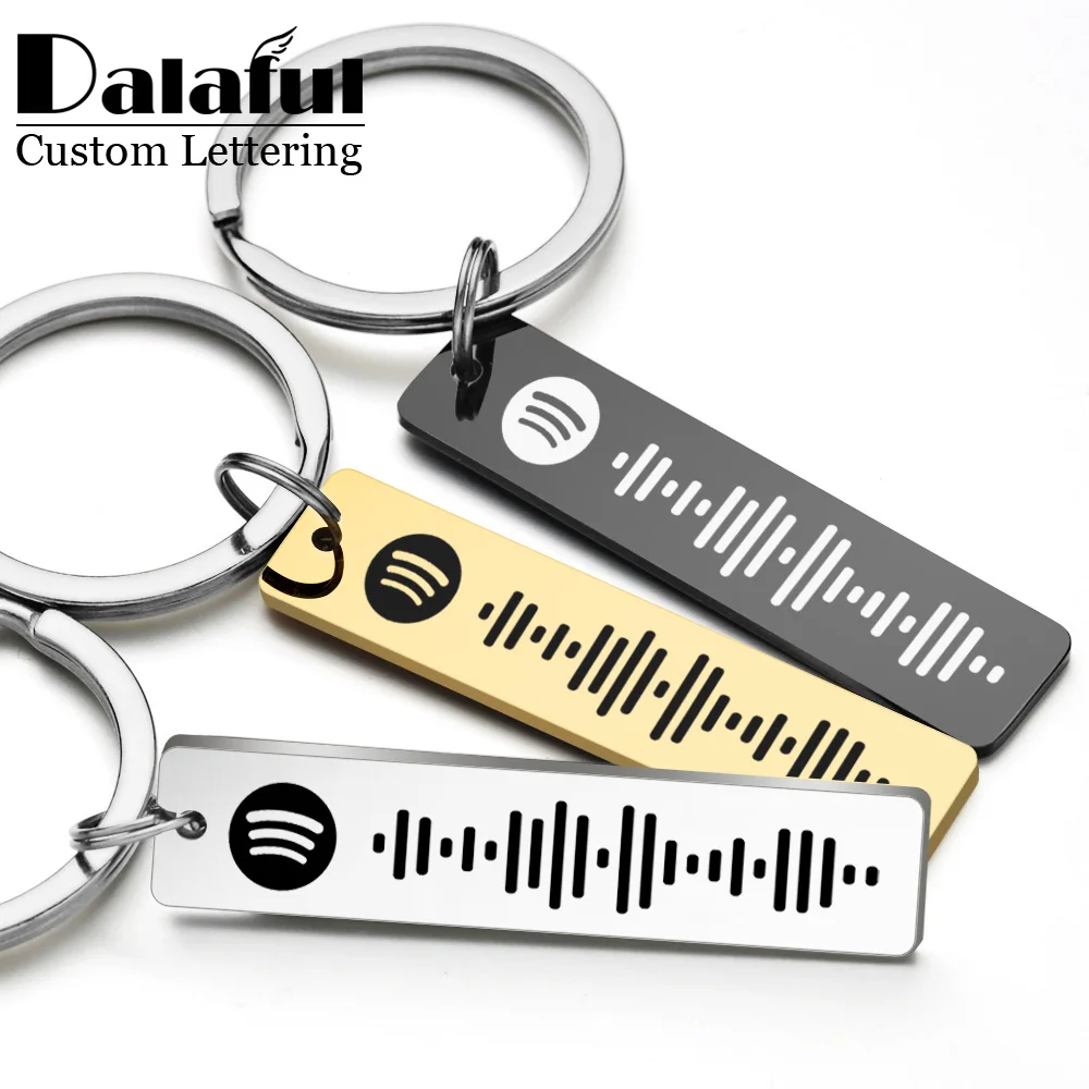Personalized Spotify Code Keyc - đánh giá và giá Initial Ring Custom