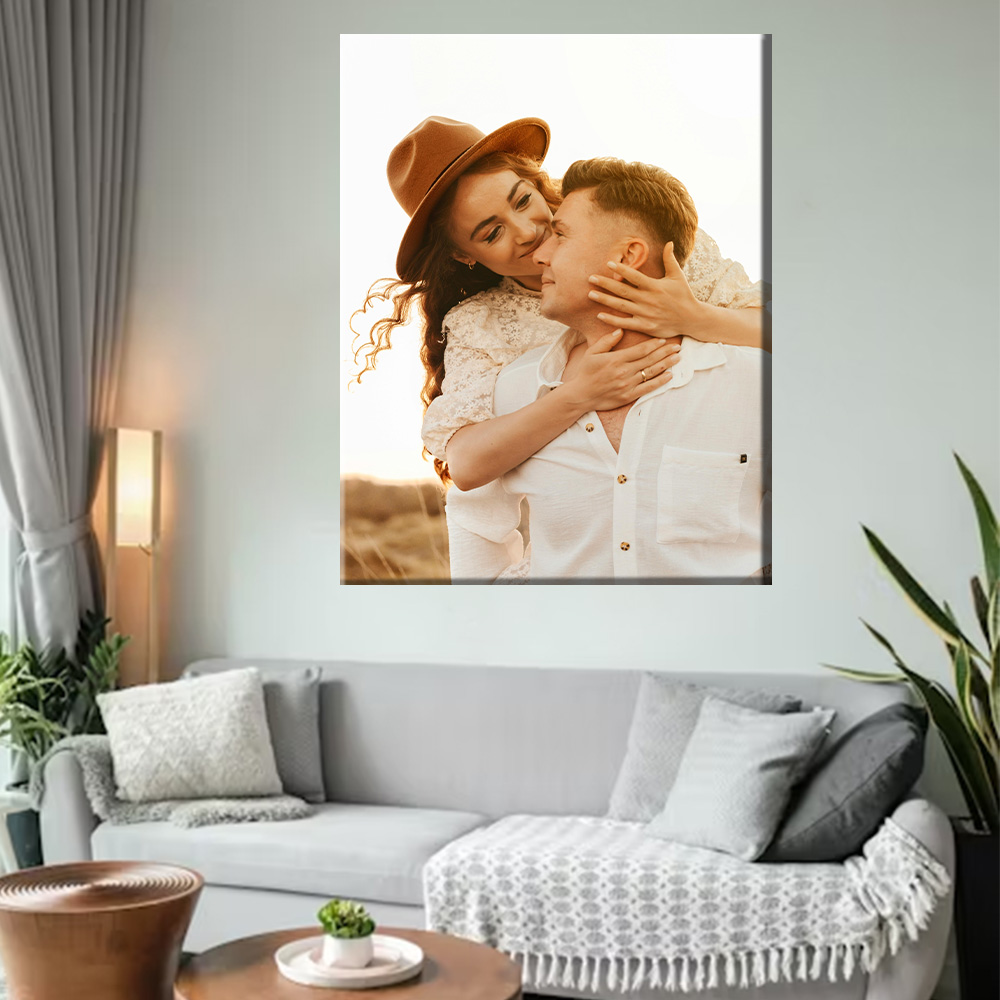 1 Pc Customized Photos on Canv - đánh giá và giá Engraved Wood Frame