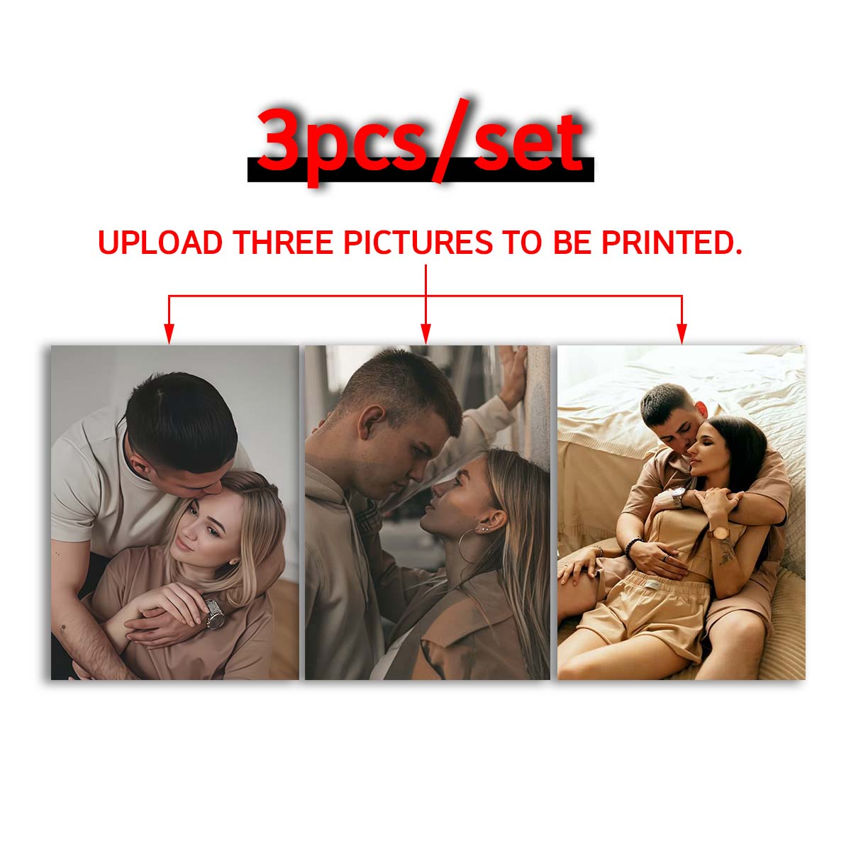 Triptych - 2D custom photo woo - đánh giá và giá Engraved Wood Frame