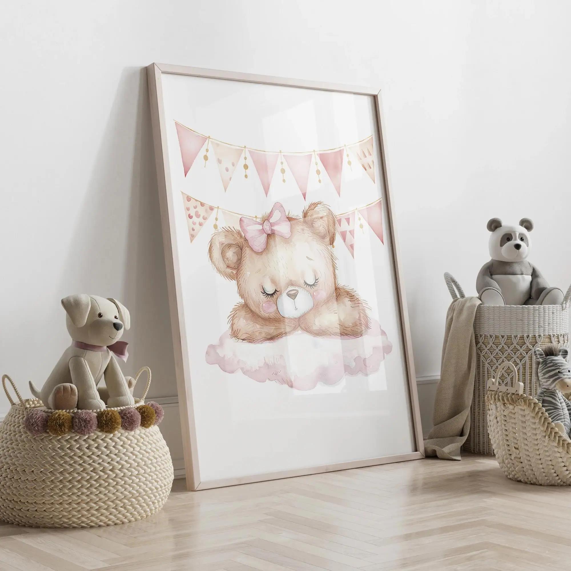 Pink Dream Bear Carousel Tent  - đánh giá và giá Personalized Name Box