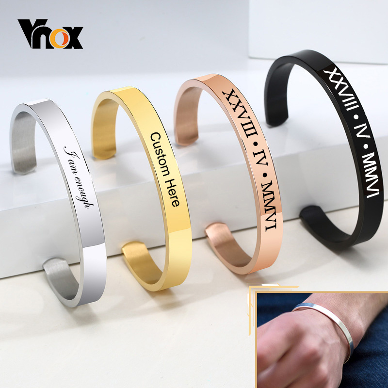 Vnox Dropshipping Customized B - đánh giá và giá Coordinates Bracelet