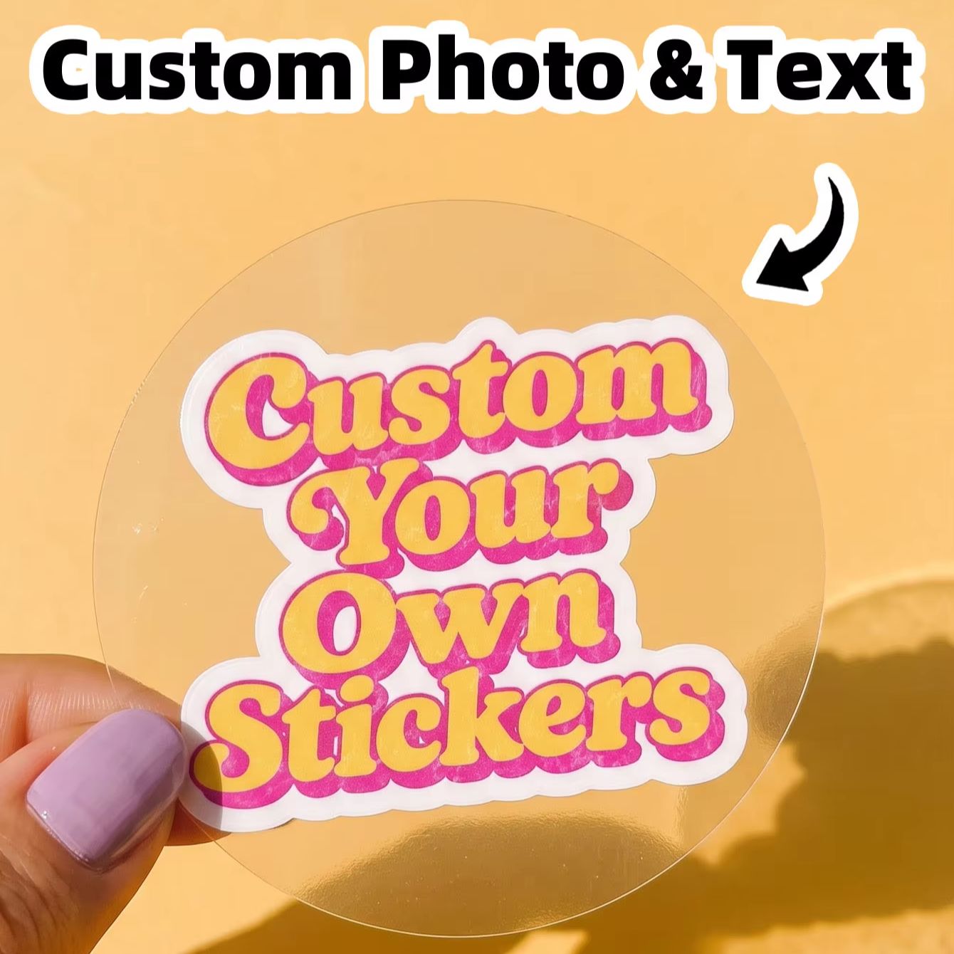 1-180Pcs Transparent Waterproo - đánh giá và giá Personalised Candle Label