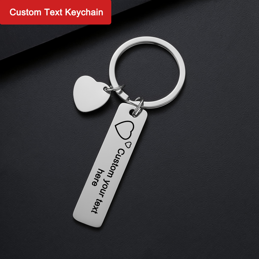 Custom Text Keychain Personali - đánh giá và giá Initial Ring Custom