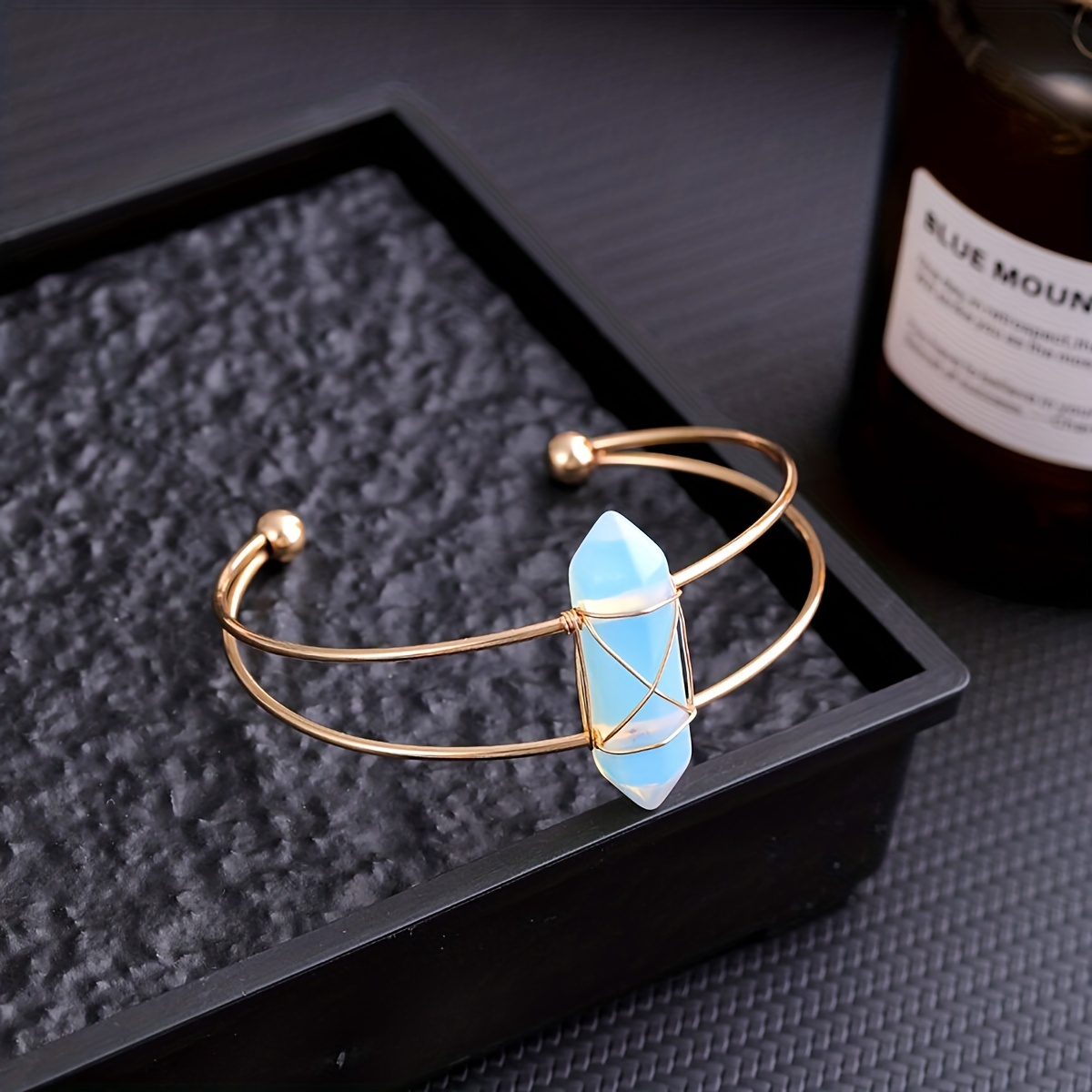 YEEVAA 1pc Natural Crystal Gem - đánh giá và giá Coordinates Bracelet