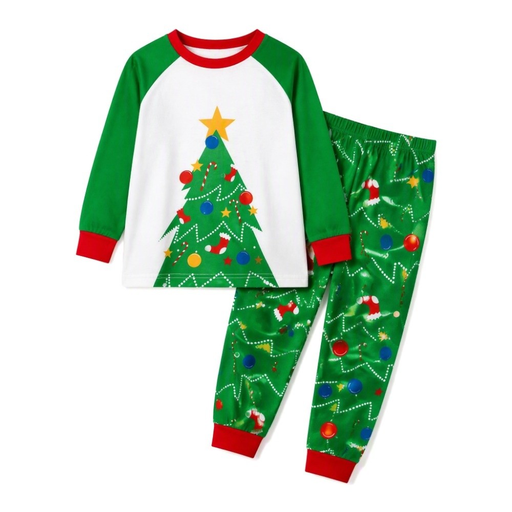 Long Sleeve Christmas Pyjamas  - đánh giá và giá Family Tree Print