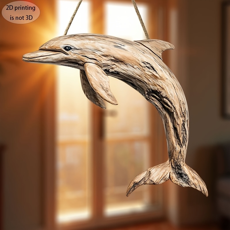 2D 10in Elegant Dolphin Wooden - đánh giá và giá Family Tree Print