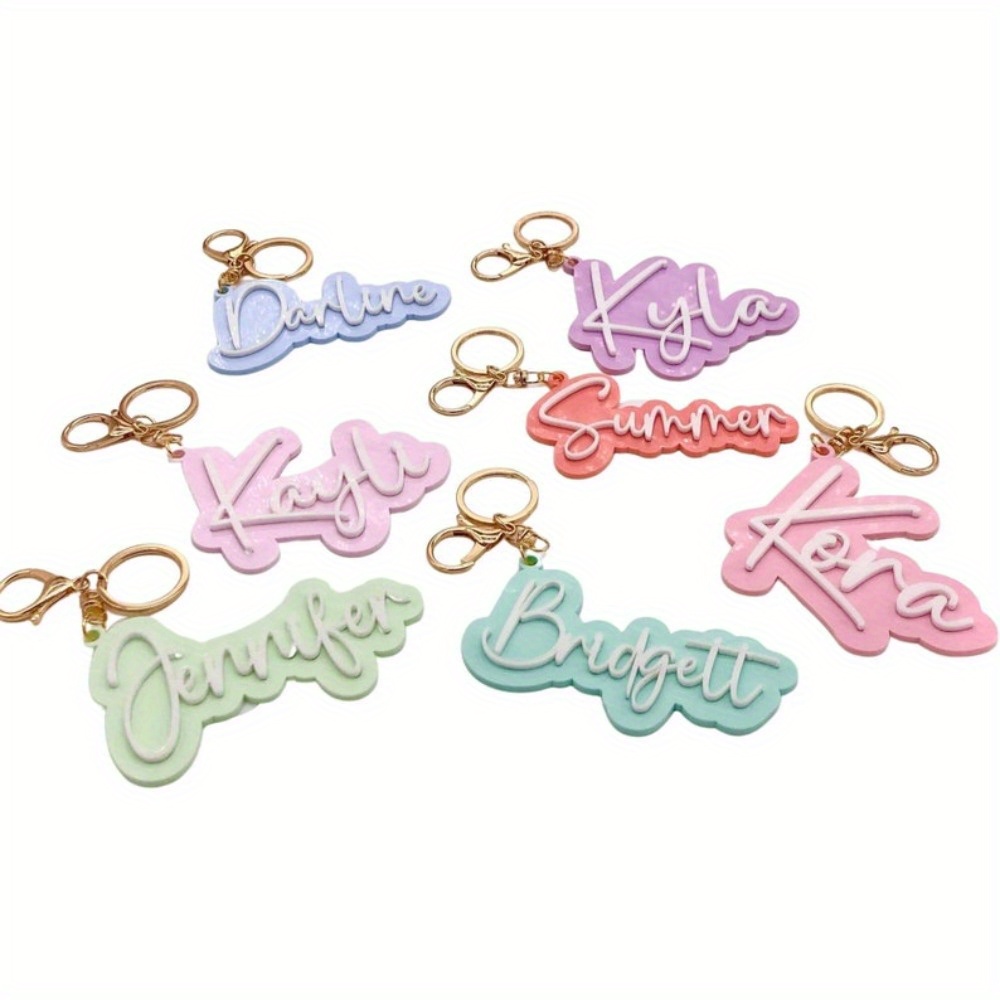 Personalized Custom Name Keych - đánh giá và giá Initial Ring Custom