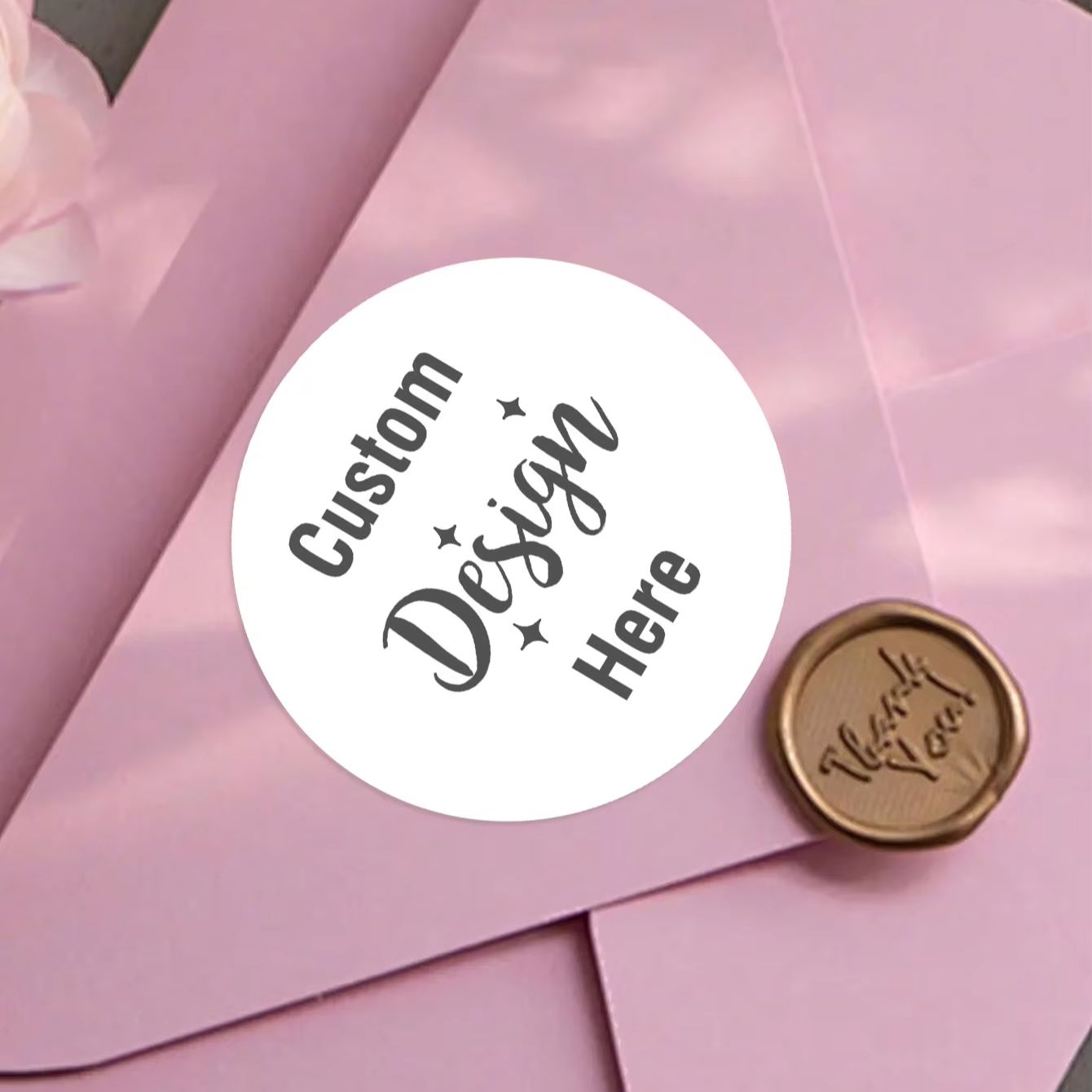 3/5/6CM Custom Waterproof Roun - đánh giá và giá Personalised Candle Label