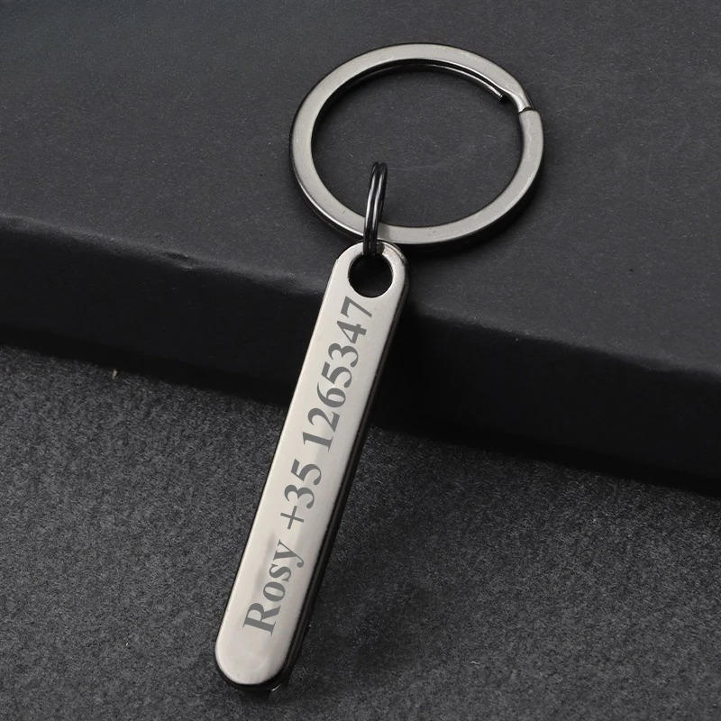 Custom Keychain with Free Engr - đánh giá và giá Initial Ring Custom