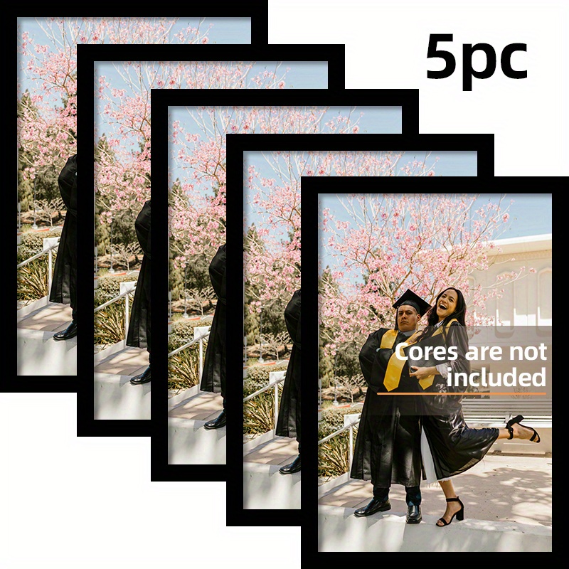 5-Piece Set A4 Black Wooden Ph - đánh giá và giá Engraved Wood Frame