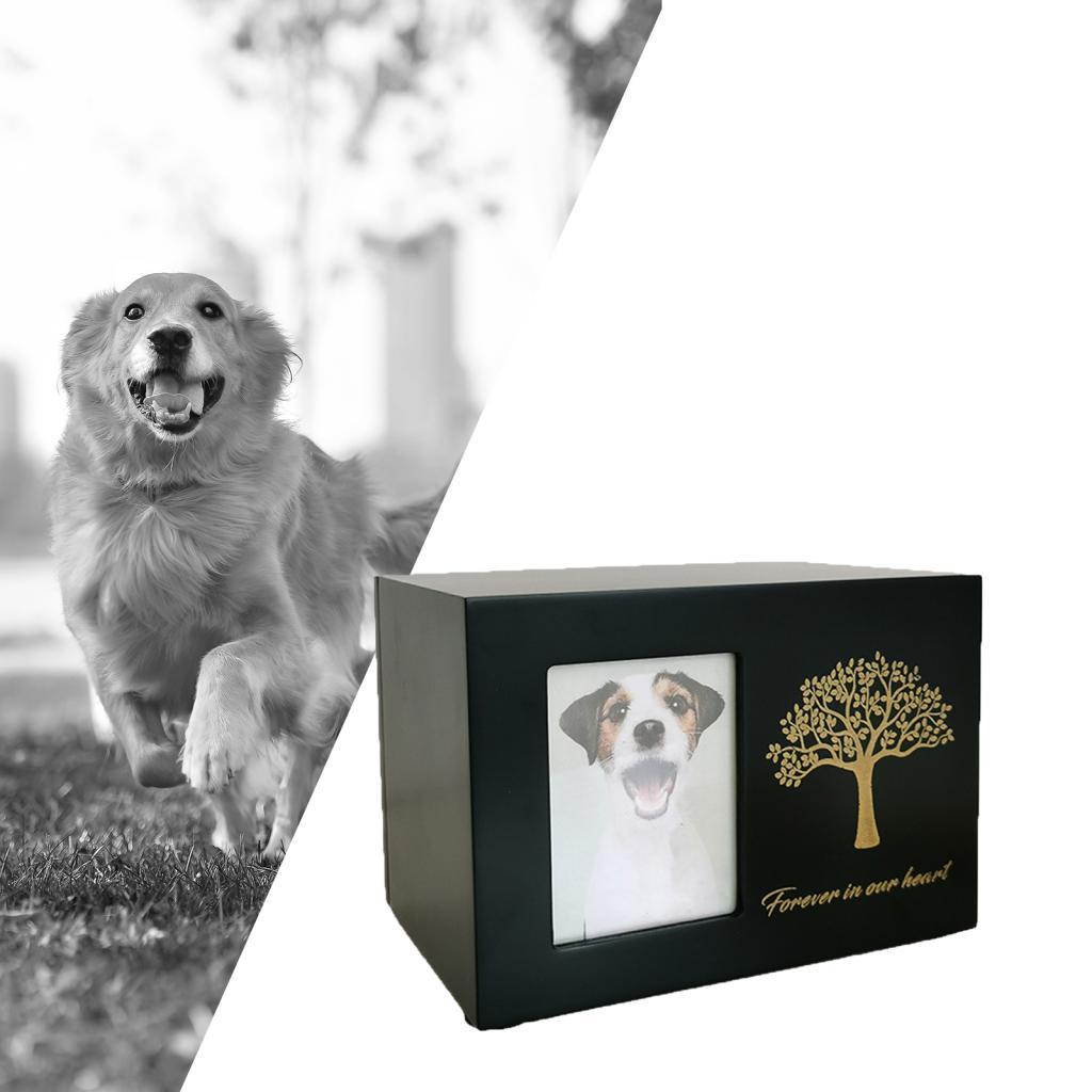 Cremation Urn for Dogs Funeral - đánh giá và giá Engraved Wood Frame