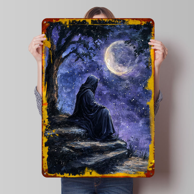 Night Sky Watcher Tin Plaque P - đánh giá và giá Custom Night Sky
