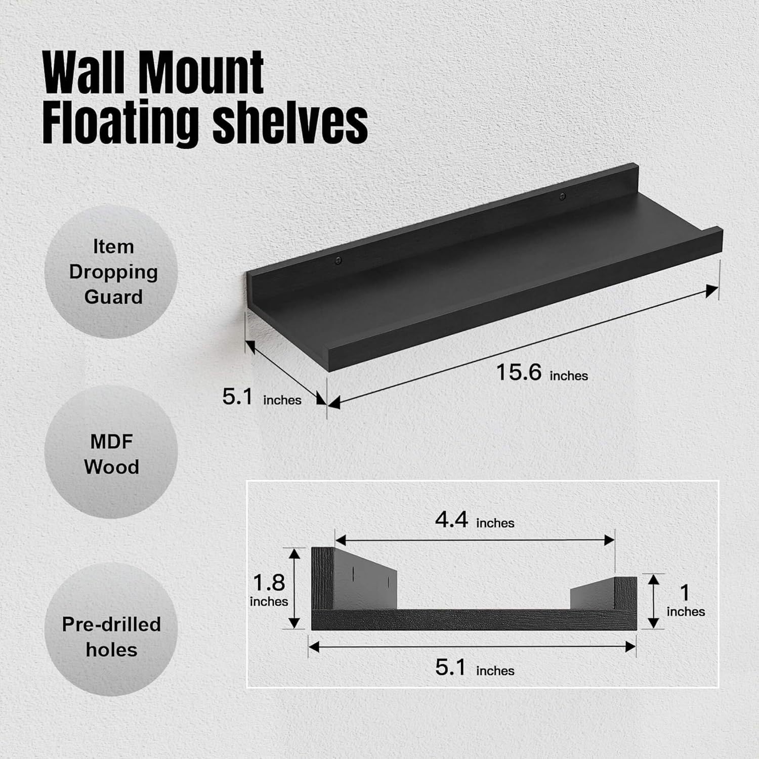 Creative wall storage rack 2-p - đánh giá và giá Engraved Wood Frame