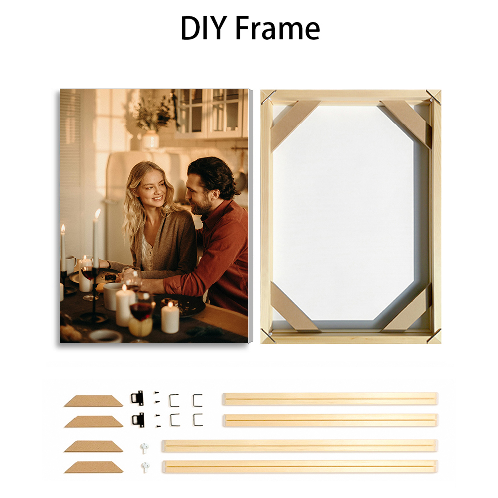 1 Pc Custom Photos with DIY Wo - đánh giá và giá Engraved Wood Frame